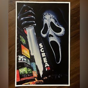 11x17 scream 6 opening day poster in select AMC theaters only
